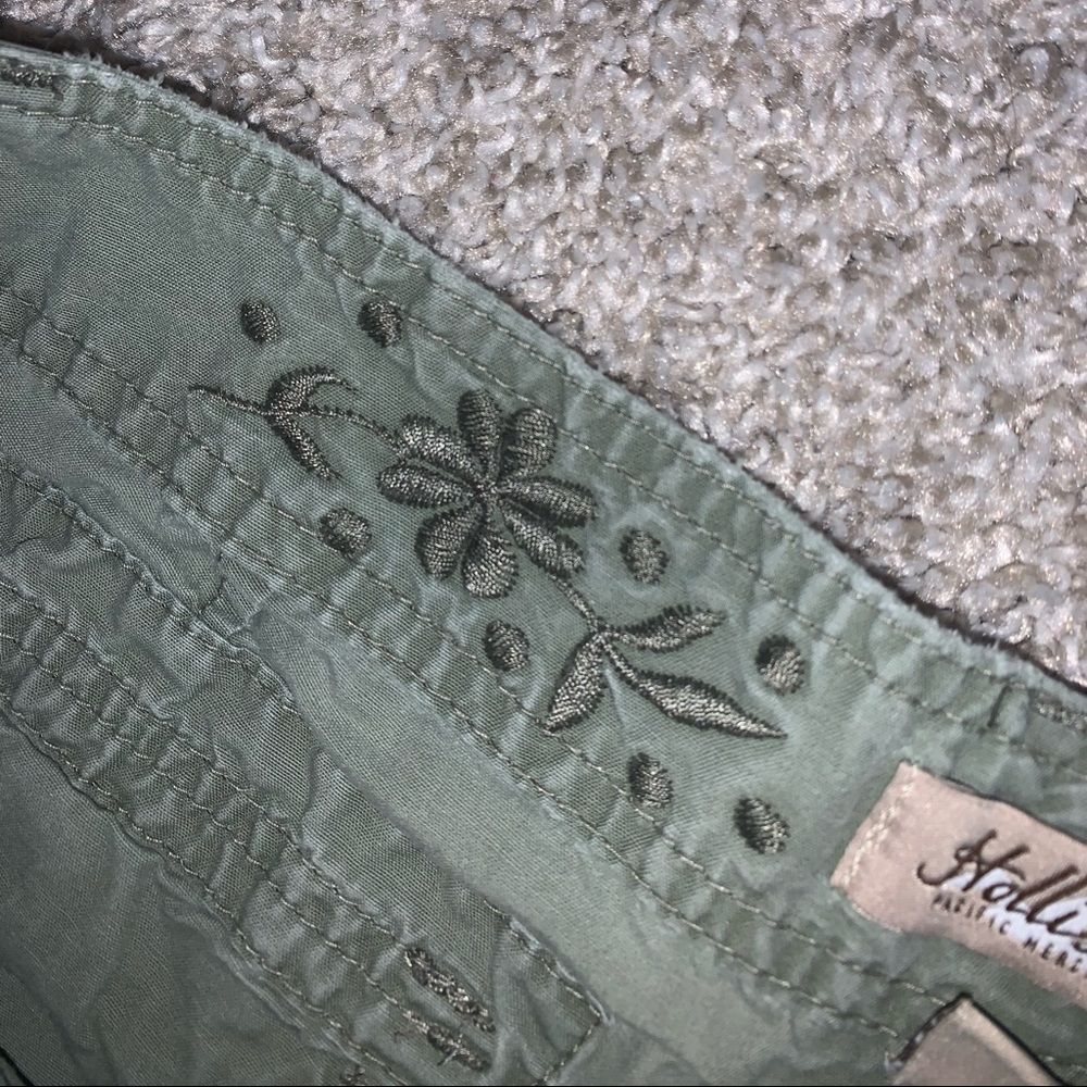 Hollister Jr Pacific Merchants Green Shorts size 3 - Picture 8 of 12